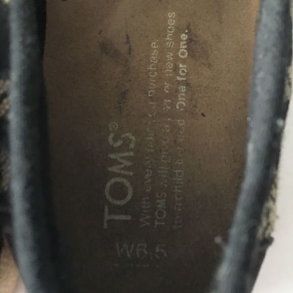 Toms Abstract print flats slip on shoes Womens‎ Size 6.5 Comfy - Picture 4 of 5